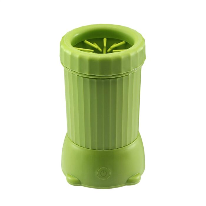 Автоматичний мийник лап для собак: USB-зарядка, для середніх та великих порід, цуценят та котів (зелений)