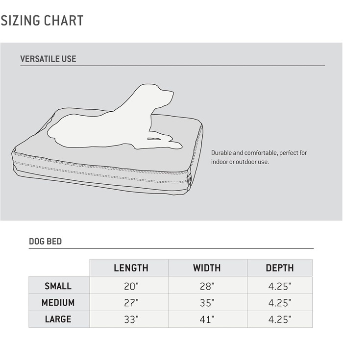 Ляжка для собак Carhartt Firm Duck, міцна, водонепроникна, середнього розміру, сірий камуфляж Ente, 71 x 51 x 11 см