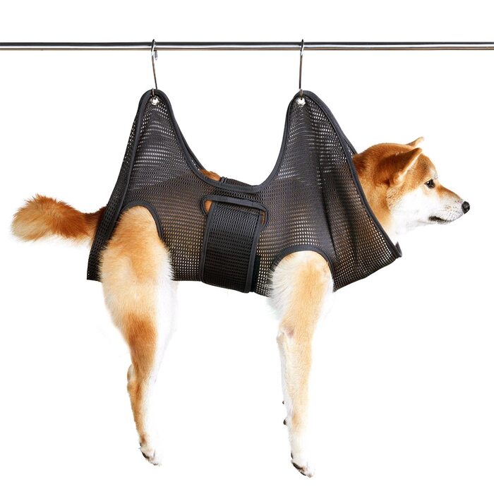 Гамак для грумінгу котів та собак великого розміру, зручний та дихаючий, для догляду за шерстю