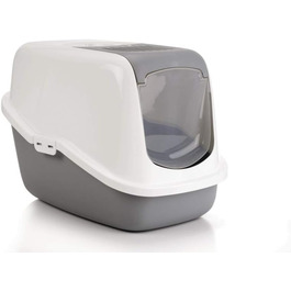 Торгівля туалетом для котів NESTOR сірого кольору 56 x 39 x 38,5 см
