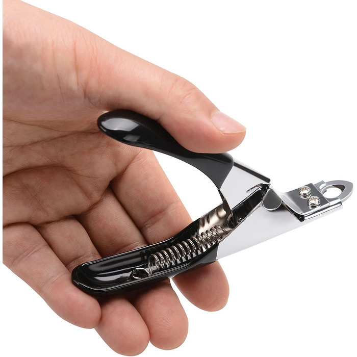 Триммер для когтів собак і котів TCH LED: професійний інструмент для догляду за тваринами, з LED підсвічуванням та високоякісною лезою з нержавіючої сталі, включає пилку для когтів.