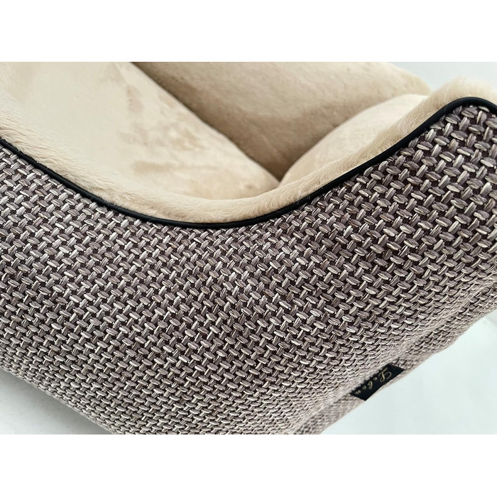 Lebon Hundebett Louis Plus: ортопедичне ліжко для собак, 3 розміри (80/100/120 см), Made in EU, 3 кольори, коричневий (L)