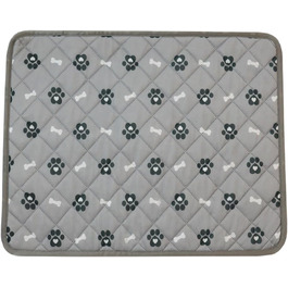 MISSMAO Клімат-матрац для собак, охолоджуючий килимок для тварин, неслизький, сірий, XXL (150x90 см)