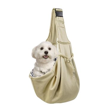 Сумка-переноска для собак, дихаюча, з регульованими ременями, хакі | Зручна переноска для собак, прогулянок та активного відпочинку