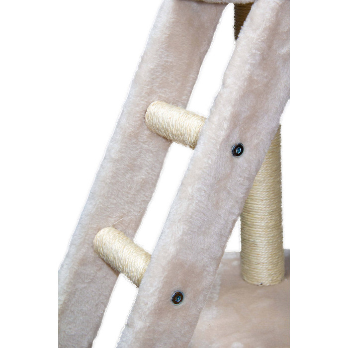 Високий когтеточка-комплекс із лежаком та стовпчиком для кігтів, вежа Pet HOBBY 101 — 160 см