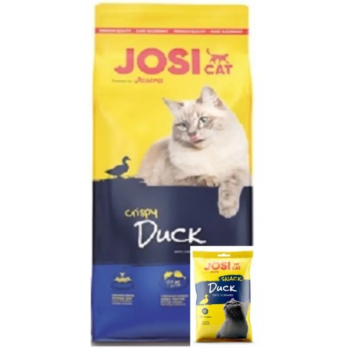 Сухий корм для котів Josera JosiCat Crispy Duck з качкою, 10 кг