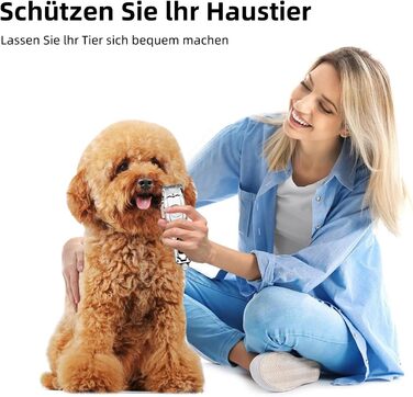 Професійна машинка для стрижки собак та котів KitSky Leise, бездротова, для довгошерстих порід