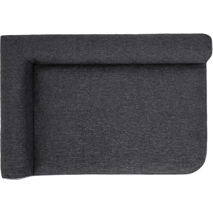 Крісло-лежанка для собак, лежанка-гніздо, м'яке ліжко для собак, 80x53 см, чорний колір, EKOLEIN