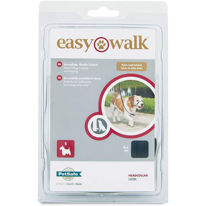 Шлейка для собак PetSafe Easy Walk, середній/великий розмір (чорна, L)