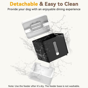 Автоматичний годівник для собак з камерою 8L, WiFi, керування через додаток, 1080P HD, 2-сторонній аудіо, нічне бачення