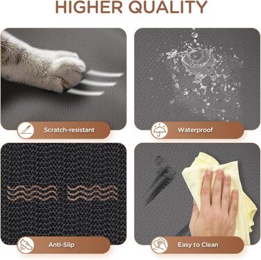 Підстилка для собак у машину з жорстким дном, PU-шкіра, водонепроникна, стійка до подряпин, 180 кг, для SUV, LKW