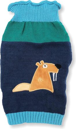 Теплий в'язаний пуловер для собак, модний дизайн, для маленьких та великих тварин, розмір XXS (довжина 20.3 см), XL (довжина 18 см), матеріал: бібер