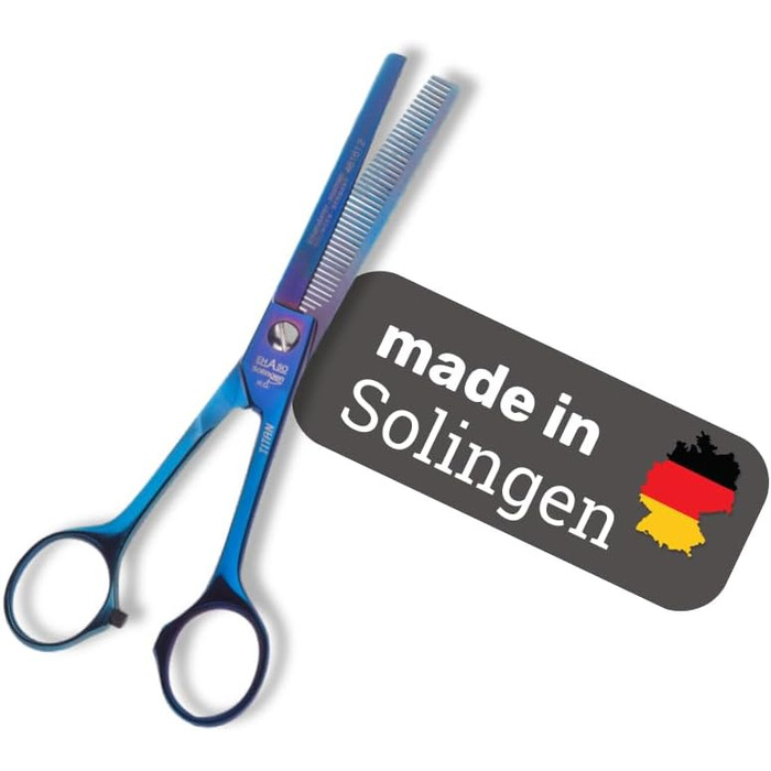 Ножиці моделювальні EHASO, титанові, 16,5 см, 46 зубців