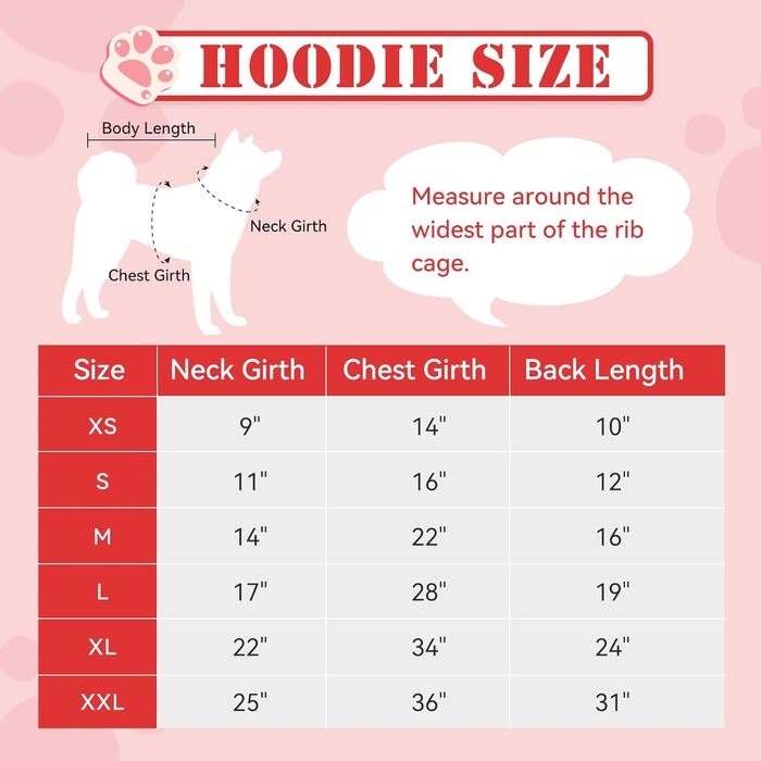 Теплий та м'який пуловер для собак середнього розміру, кофта з капюшоном, розмір M, червоний, Getaway Solids