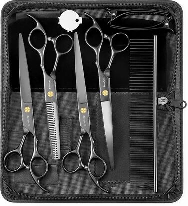 Набір професійних ножиць для грумінгу собак Wenshall 7.0 дюймів (5 шт.)