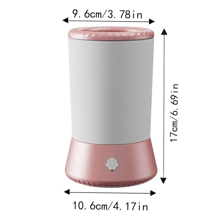 Автоматична машина для миття лап собак - портативна мийка для лап, біло-блакитна (рожево-біла)