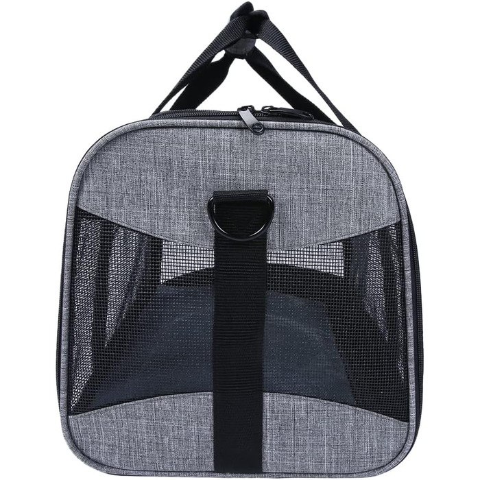 Транспортна сумка для собак та котів GUOCU, сіра, 44x28x28 см, складна, дихаюча