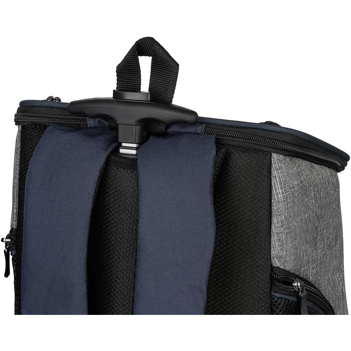 Рюкзак для собак Knuffelwuff з ручкою-телескопом та колесами 33x30x50 см