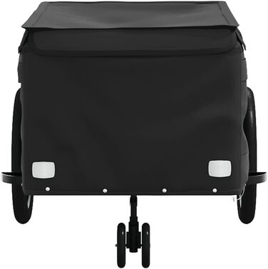 Причіп для собак, велосипедний причіп, причіп для бігу, чорний, 45 кг, сталь