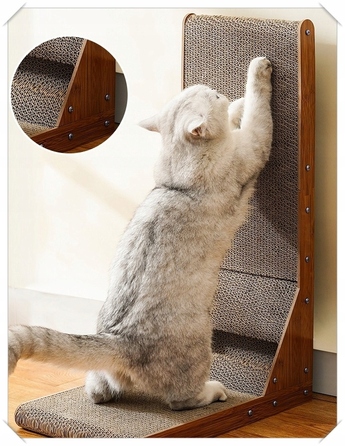 Низька кігтеточка K&M для котів до 60 см