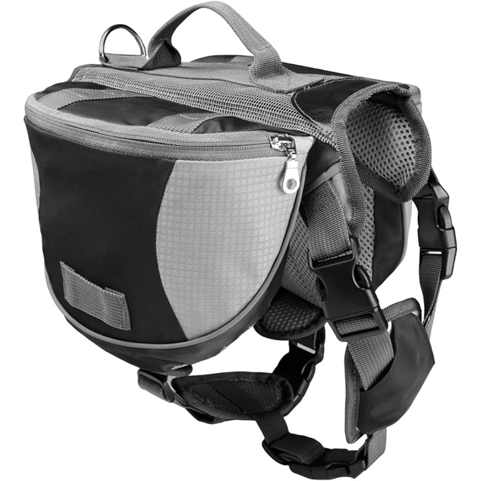 Рюкзак для собак | Великий рюкзак для прогулянок, подорожей та перевезення | З кишенями та регульованими відділеннями