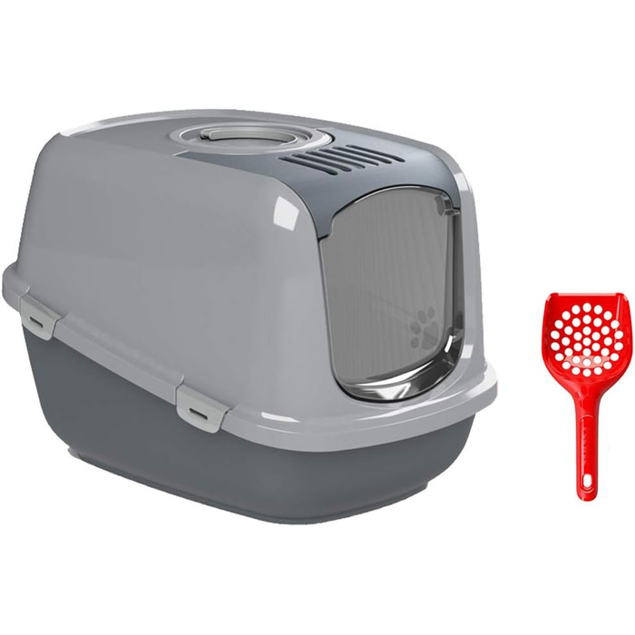 Туалет для котів PeeWee XXL EcoDome з ситом і лопаткою, 66,5×48,5×46,5 см
