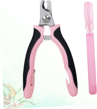 Триммер для когтів домашніх тварин BESPORTBLE: безпечний та зручний інструмент для когтів котів та собак (рожевий)