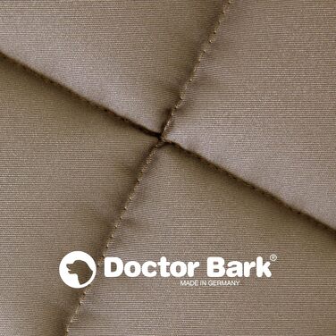 Лежак для собак Doctor Bark S золотисто-коричневий, м'який, зносостійкий, для малих собак та цуценят, для дому та вулиці, пральний до 95°C