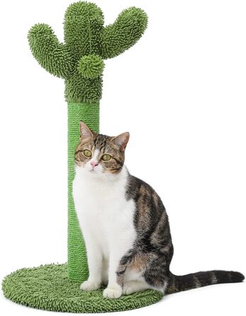 Дряпка для котів Made4Pets Кактус 55,1 см, з натурального сизалю, для кошенят, з іграшками, для дому