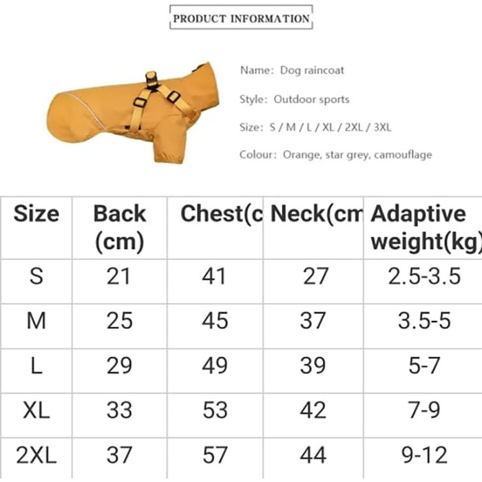 Жакети для собак, тепла жилетка для собак на зиму, водонепроникний халат для собак, пуловер для собак, костюм для хатніх тварин, костюм для лижного спорту, бавовняна жилетка з підкладкою та нагрудним ременем (жовтий, M)