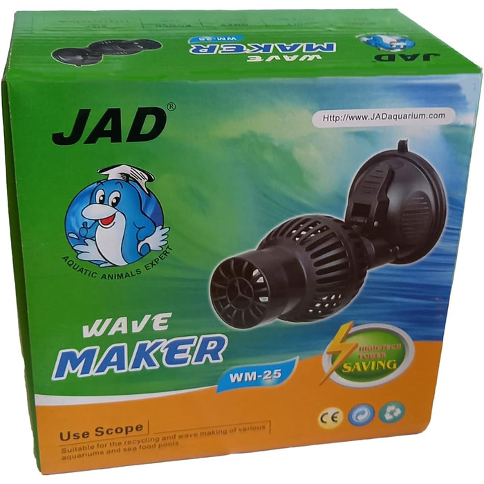 JAD WM-25 Акваріумна хвильова помпа 5500 л/год, для прісної та морської води