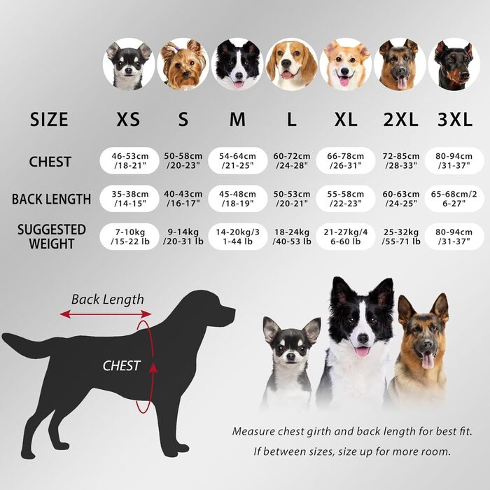 Зимовий теплий одяг для собак Dotoner: теплий комбінезон з флісовою підкладкою, вітронепроникний, з отвором для шлейки, для малих, середніх та великих собак, XL, сірий