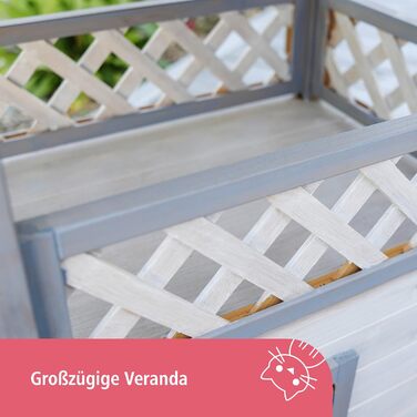 Будиночок для котів Kerbl Ontario 77x50x73 см, дерев'яний, вуличний