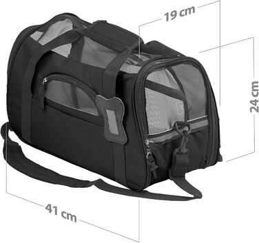 Транспортна сумка Sweetypet для собак та котів (до 3 кг), 41 x 24 x 19 см