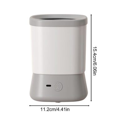 Мийка для лап собак Birtern: портативна, двоступенева, для кемпінгу, подорожей та прибирання бруду