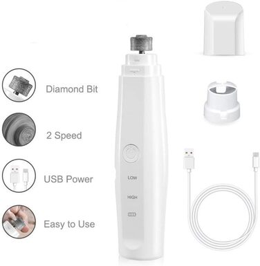 Електричний триммер для собак великих порід, догляд за кігтями, безболісний, безпечний, для собак та котів