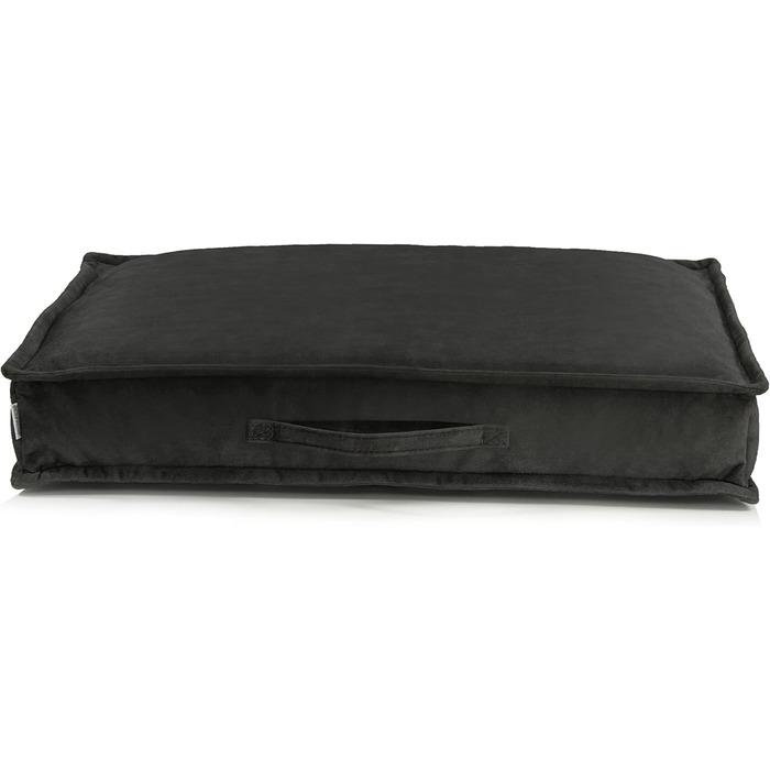 Килимок для собак Sesto Senso Premium, прямокутний, 100x70 см, Memory Foam, знімний чохол, сірий (M, Model 3 - Graphit)