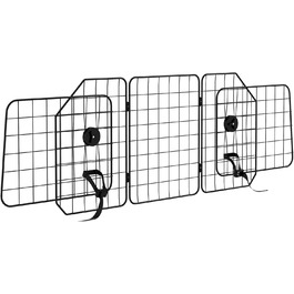 Сітка для собак PawHut - бар'єр у багажник авто, сталева, 93-150 x 42 см