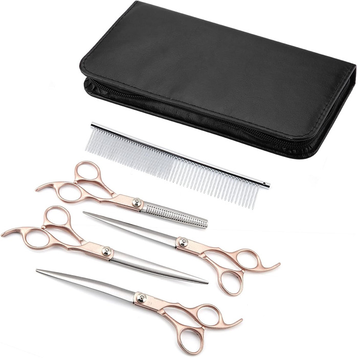 Набір ножиць для витончення шерсті собак Geib (22 шт.) - професійний набір для грумінгу