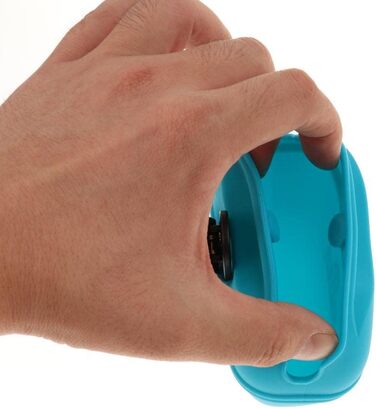 Сумка для дресирування собак з силікону, блакитна. Зручна для винагороди та перенесення ласощів. З кріпленням на ремінь. 3 кольори на вибір.