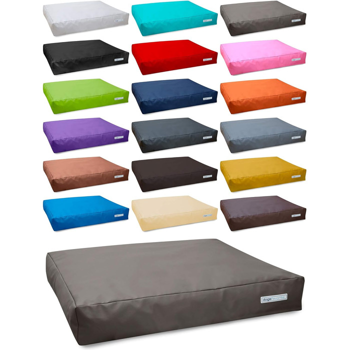 Ліжко для собак Big Pad з штучної шкіри, велике, 140 x 110 см, XXL, бежеве