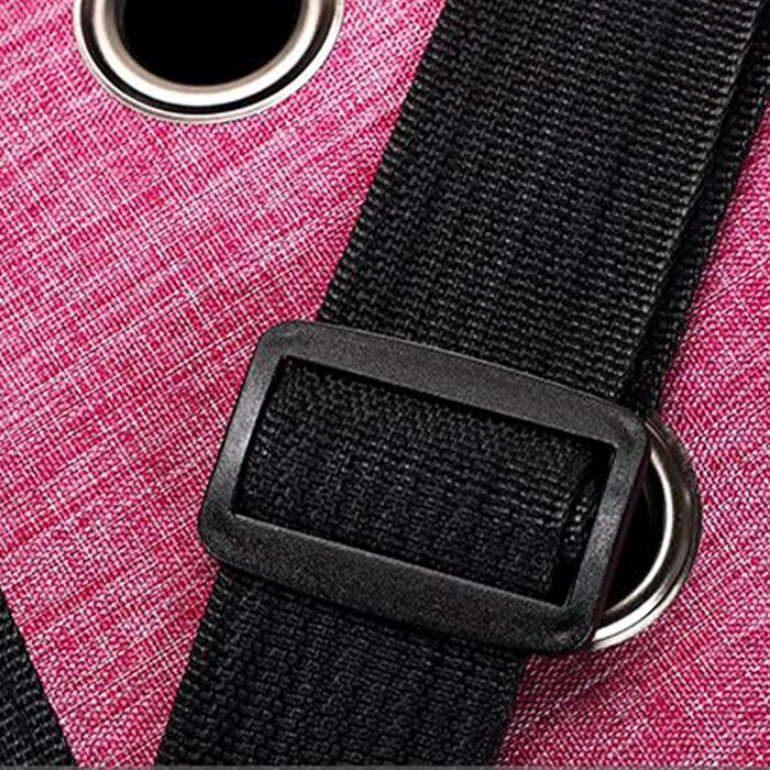 Транспортна сумка для кота/собаки - переноска для кота/собаки, дорожній аксесуар для тварин, складана переноска для маленьких та середніх котів/собак, рожевий колір