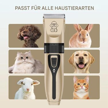 Електричний триммер для собак та котів Gold - тиха робота, для маленьких та великих тварин