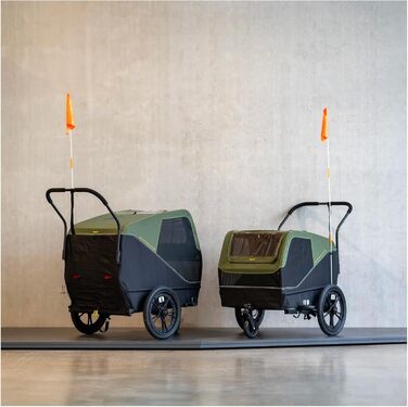 Причіп для собак XLC Dog Medium BS-C12 16' Moosgrün, 25кг, 3092004010