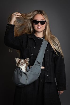 Трансформер для собак Noah & Paw: переноска для маленьких собак до 5 кг з регульованим ремінцем та м'яким хутром