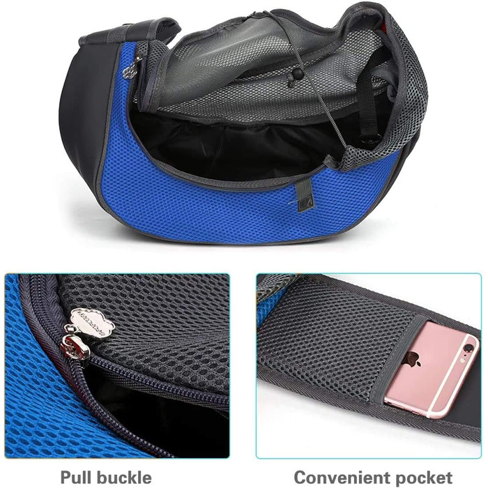 Тканинна переноска для собак маленьких порід, сумка-переноска для цуценят на плечі, переноска для домашніх тварин з регульованим плечовим ременем, переноска для собак у сітці, переноска для котів, для маленьких тварин, переноска для собак, для подорожей (