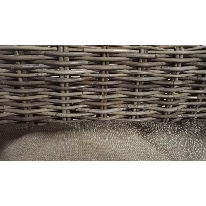 Корзина для собак з натурального ротангу з подушкою, великий розмір XL