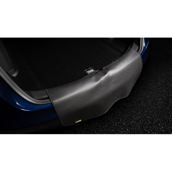 Захист краю багажника - Made in Germany, міцний захист краю багажника при завантаженні/розвантаженні, з кріпленням на липучках, 80 x 60 см, аксесуар для авто