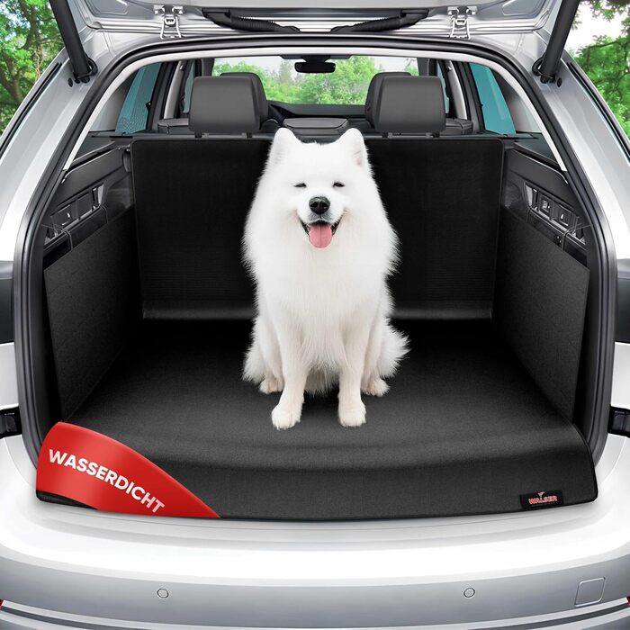 Захист для багажника WALSER Cäsar: килимок з боковим захистом, універсальний, для собак, чорний