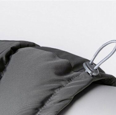 Зимовий одяг для собак: тепла куртка, жилет, одяг для великих собак, сірий колір